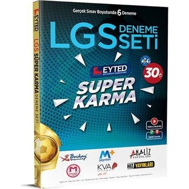 8. Sınıf LGS Eyted Süper Karma 6 lı Deneme Seti