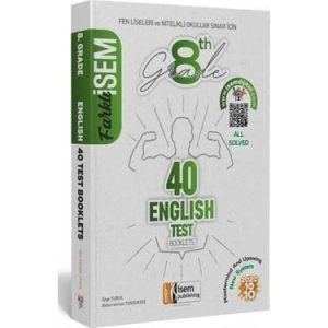 8. Sınıf LGS İngilizce 40li Sarmal Deneme Farklı İsem Yayınları