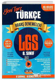 8. Sınıf LGS Türkçe Branş Denemeleri Yeni Tarz Yayınları