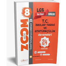 8. Sınıf LGS Zoom T.C. İnkılap Tarihi ve Atatürkçülük 24 lü Deneme Sınavı Günay Yayınları