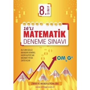 8.Sınıf Gold Matematik Deneme Sınavı Omage Yayınları