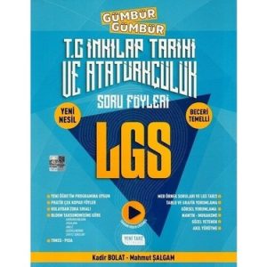 8.Sınıf LGS TC İnkılap Tarihi ve Atatürkçülük Soru Föyleri Yeni Tarz Yayınları