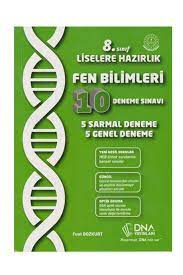 8.Sınıf Liselere Hazırlık Fen Bilimleri 10 Deneme Sınavı DNA Yayınları